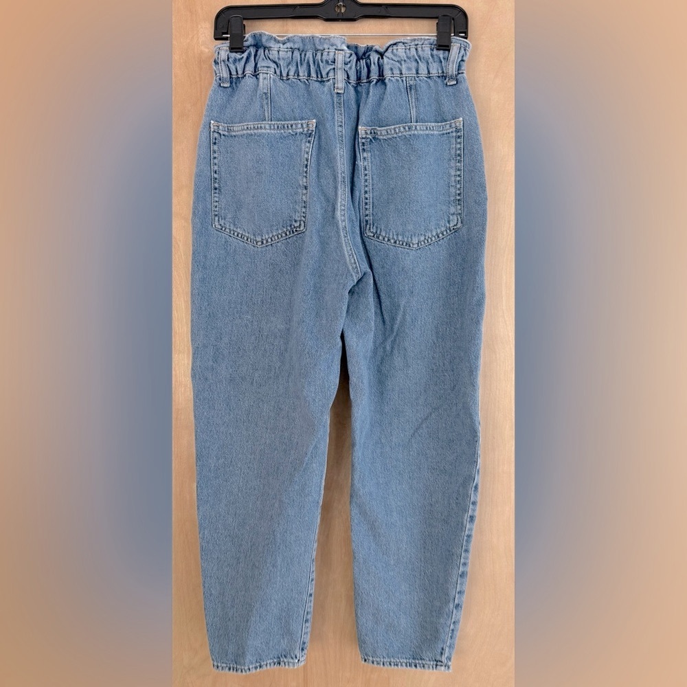 Zara High Waist Paperbag Jeans - Picture 14 of 14